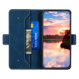 Peněženkové kožené pouzdro Side-magnetic pro Samsung Galaxy A24/A25 5G - Královská modrá