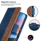 Peněženkové kožené pouzdro Side-magnetic pro Samsung Galaxy A24/A25 5G - Královská modrá