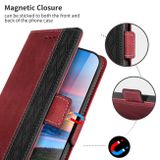 Peněženkové kožené pouzdro Side-magnetic pro Samsung Galaxy A24/A25 5G - Červená