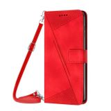 Peněženkové kožené pouzdro Dream Triangle na Xiaomi Redmi Note 12 4G - Červená