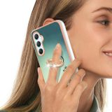 Pryžový kryt Electroplating Ring pro Samsung Galaxy A24 - Smile