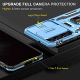 Kryt Folding Magnetic Holder Armor pro Samsung Galaxy S24 Plus 5G - Světle modrá