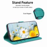 Peněženkové kožené pouzdro Lily pro Samsung Galaxy S23 FE - Zelená