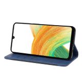 Peněženkové kožené pouzdro Splicing pro Samsung Galaxy A25 5G - Modrá