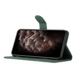 Peněženkové kožené pouzdro Cubic pro Samsung Galaxy A25 5G - Zelená