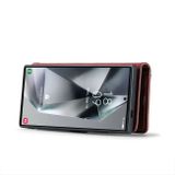 Multifunkční peněženkové pouzdro DG.MING Detachable pro Samsung Galaxy S24 Ultra 5G - Červená