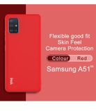 Gumený kryt IMAK UC-2 Series na Samsung Galaxy A51 5G - Červená