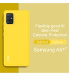 Gumený kryt IMAK UC-2 Series na Samsung Galaxy A51 5G - Žlutá