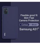 Gumený kryt IMAK UC-2 Series na Samsung Galaxy A51 5G - Modrá