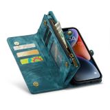 Multifunkční peněženkové pouzdro CASEME na iPhone 15 - Modrá