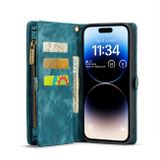 Multifunkční peněženkové pouzdro CASEME na iPhone 15 Pro - Modrá
