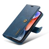 Multifunkční peněženkové pouzdro DG.MING na iPhone 15 - Modrá