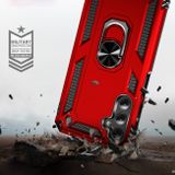 Kryt Magnetic Holder Armor pro Samsung Galaxy A25 5G – Červená