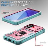 Pryžový kryt FOLDING na Samsung Galaxy A25 5G – Růžová a Zelená