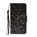 Peňeženkové kožené pouzdro na Samsung Galaxy S10e - Black Background Pentagram