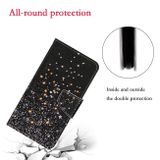 Peňeženkové kožené pouzdro na Samsung Galaxy S10e - Black Background Pentagram