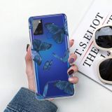 Gumový kryt na Samsung Galaxy A21s - Blue Butterfly