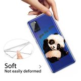 Gumový kryt na Samsung Galaxy A21s - Tilted Head Panda