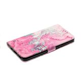 Peňeženkové kožené pouzdro na Samsung Galaxy A31 - Pink Sea Water