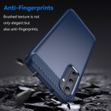 Pryžový kryt Brushed Texture pro Samsung Galaxy A05s - Modrá
