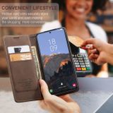 Multifunkční peněženkové pouzdro CaseMe Flip pro Samsung Galaxy S24 5G - Kávová