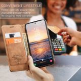 Multifunkční peněženkové pouzdro CaseMe Flip na Samsung Galaxy S24 5G - Hnědá