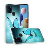 Gumový kryt na Samsung Galaxy A21s - Butterfly