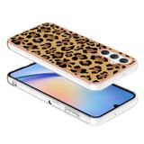 Pryžový 3D kryt na Samsung Galaxy A25 5G – Leopard