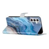 Peněženkové 3D pouzdro pro Samsung Galaxy A05s - Modrý Mramor