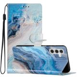 Peněženkové 3D pouzdro pro Samsung Galaxy A05s - Modrý Mramor