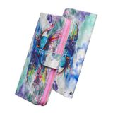 Peňaženkové 3D puzdro na Samsung Galaxy A51 5G - Watercolor Owl