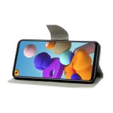 Peňeženkové 3D pouzdro na Samsung Galaxy A21s - Blue Coconut Grove