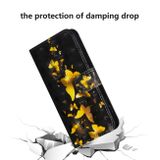Peňaženkové kožené puzdro na Sony Xperia L4 - Golden Butterfly