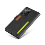 Peňaženkové kožené pouzdro LC.IMEEKE na Samsung Galaxy Note 20 Ultra - Čierna