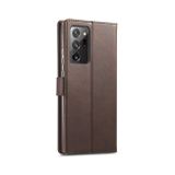 Peňeženkové kožené pouzdro LC.IMEEKE na Samsung Galaxy Note 20 Ultra - Hnedá