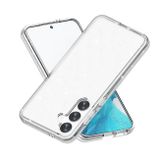 Pryžový Glitter kryt Terminator pro Samsung Galaxy S24 Plus 5G - Bílá
