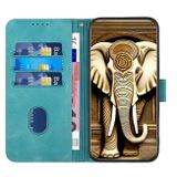Peněženkové pouzdro Elephant na Xiaomi Redmi Note 13 Pro+ - Světle modrá