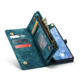Multifunkční peněženkové pouzdro CaseMe Detachable pro Samsung Galaxy S24 Plus 5G - Modrá