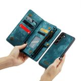 Multifunkční peněženkové pouzdro CaseMe Detachable pro Samsung Galaxy S24 Plus 5G - Modrá
