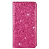 Peňeženkové třpyt puzdro na Samsung Galaxy S10e - Rose Red