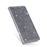 Peňeženkové třpyt puzdro na Samsung Galaxy S10e - Šedá