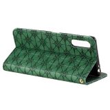 Peňaženkové kožené puzdro na Sony Xperia L4 - Lucky Flowers Green