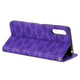 Peňaženkové kožené puzdro na Sony Xperia L4 - Lucky Flowers Purple