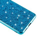 Gumený Glitter kryt  na Samsung Galaxy A51 5G - Červená