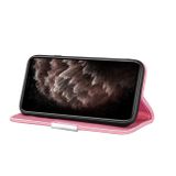 Peňeženkové kožené pouzdro na iPhone 12 Pro Max - Ružová