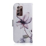 Peňaženkové kožené pouzdro na Samsung Galaxy Note 20 Ultra - Magnolia Flower