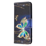Peňeženkové kožené pouzdro na Samsung Galaxy Note 20 - Big Butterfly