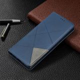 Peňeženkové kožené pouzdro RHOMBUS na Samsung Galaxy Note 20 Ultra - Modrá