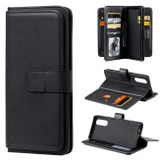 Multifunkčné peňaženkové pouzdro na Sony Xperia 5 - Černá