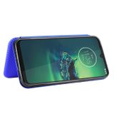Peňeženkové pouzdro na Motorola Moto G8 Plus - Modrá
